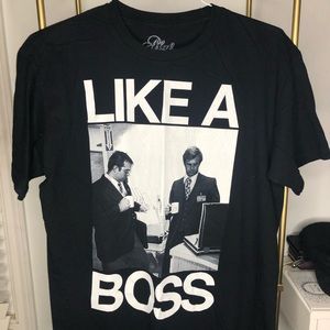 Like a Boss tee, size L